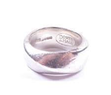 Dower And Hall Band Ring 925 Sterling Silver 2001 Hallmarked 12.8g UK Size N