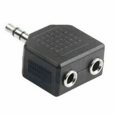 3.5mm Jack Headphone Aux Double Twin Splitter Adaptor Stereo Plug to 2 Sockets