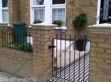 WROUGHT IRON METAL GATE GARDEN GATES MANOR 36"op x 4ft TALL STRONG SOLID FEATURE