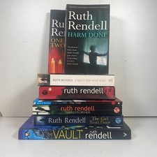 Ruth Rendell Book Bundle X 8 Crime & Thriller, Psychological Free Postage