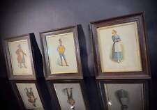 Set of x3 Late 1800s Charles Dickens Original Antique Prints | From “Dombey & So