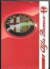 Alfa Romeo Range 1994-95 South African Market Foldout Brochure 33 155 164 Spider