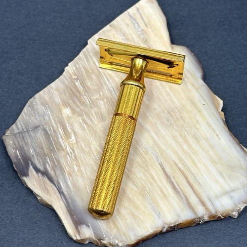 Vintage gillette gold - gold, fat
