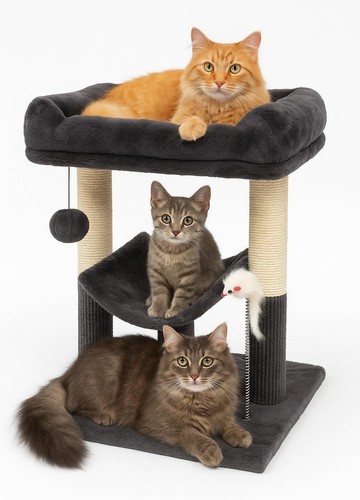Cat tree bed style scratch - cat,