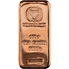 Germania Mint - 1kg Copper Bar