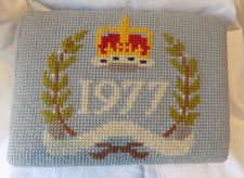 Vintage Church Tapestry  Wool Kneeler Prayer Mat / Cushion / Pad