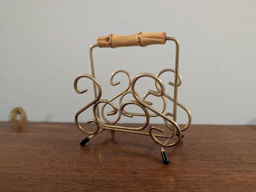 Vintage brass plated wire - brass,