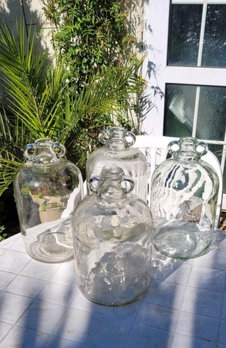 Demijohn carboy bottles - 4x,