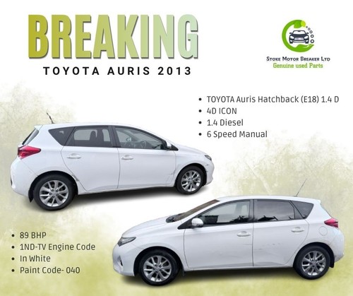 Breaking toyota auris - breaking,