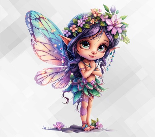Fairy girl wall - fairy,