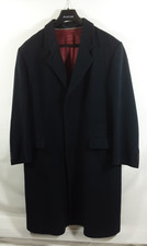 McNeil And Grant Mens Wool & Cashmere Navy Long Overcoat Size 44