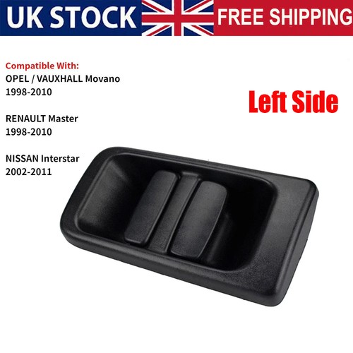Outer sliding door handle left - door,
