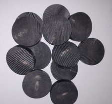 11 + 1 free Buffalo horn spacers blanks round caps separatorsfor Crafts