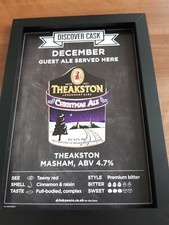 Theakston Christmas Ale Real Ale Framed Picture 