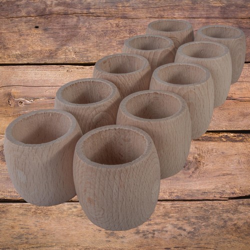Wooden round curved napkin - wooden,