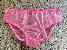 Sissy pink pvc panties
