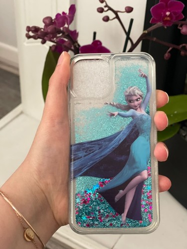 Disney elsa glitter phone - elsa, case