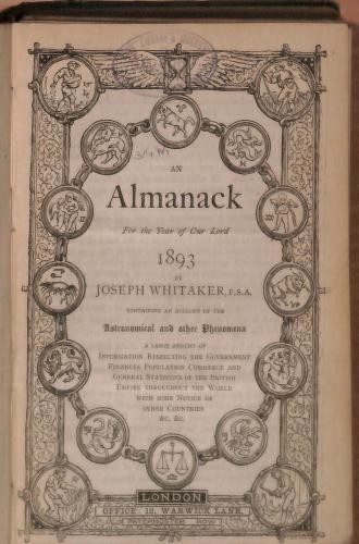 Whitakers almanack 1893 - whitakers,