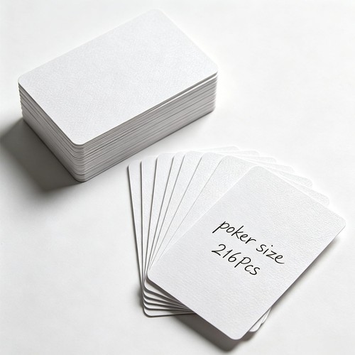 216pcs blank playing - playing, cards