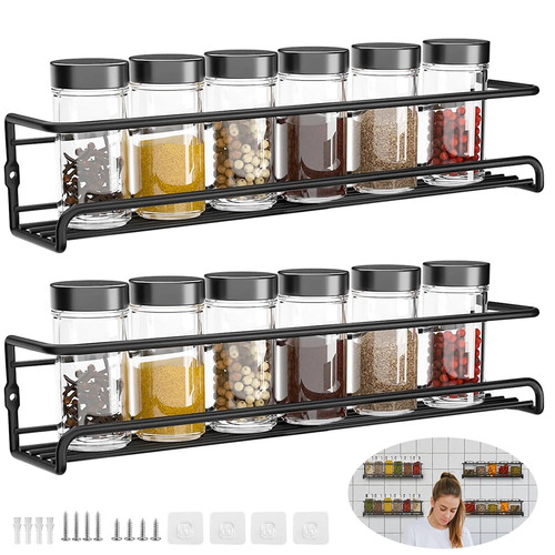 2pcs tier spice herb jar - spice,