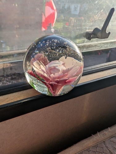 Vintage hand blown glass - hand-blown,
