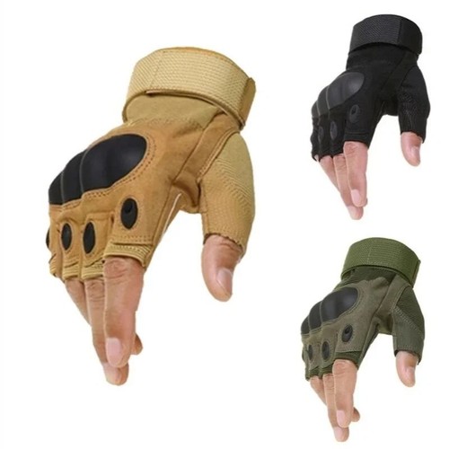 Tactical fingerless gloves for - gloves,