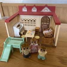 Sylvanian Families Sweet Raspberry Home House Furniture Meerkat Family