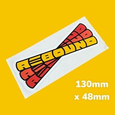 Rebound skateboard vinyl Sticker Classic Half Pipe Surf Van Decks Wheels Camper