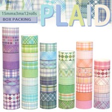 12 Rolls Washi Tape Set DIY