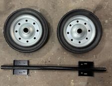 Brand new Solid wheels & Axle