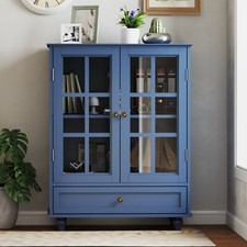 Modern Buffet Cabinet w/ Glass