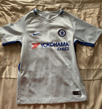 Chelsea 17/18 away shirt. White kit. Nike Children Medium 
