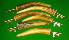RED STAG DEER ANTLER TINE KEY