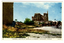 A Tuck's Post Card of General View Of St. Nicholas Cathedral, Famagusta, Cyprus.