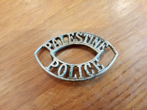 Palestine police shoulder - palestine,
