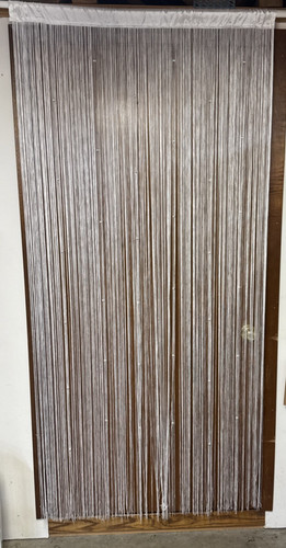 Door curtain fly - fly, beaded