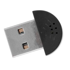 Portable USB Mini Studio Speech Microphone Recording MIC Adapter For PC