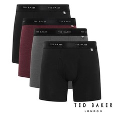 Ted Baker Men's Boxer Shorts Underwear 4 Pack - Medium