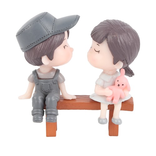 Couple ornaments cartoon doll - cartoon,