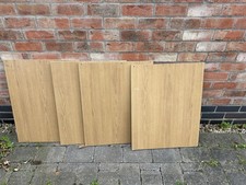 IKEA PAX x 4 Wardrobe Komplement Oak Effect SHELVES ONLY with Fixings 