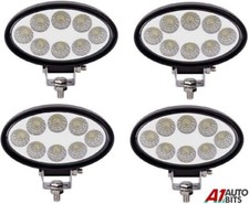4x 12v 24v 24w Oval Led Work