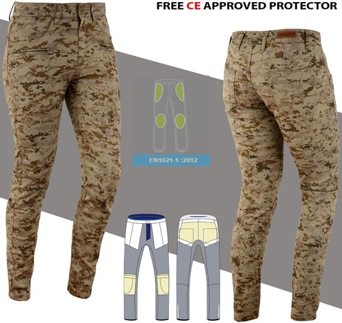 Ladies brown camo kevlar lined - brown,