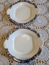Pair Vintage China Cake /