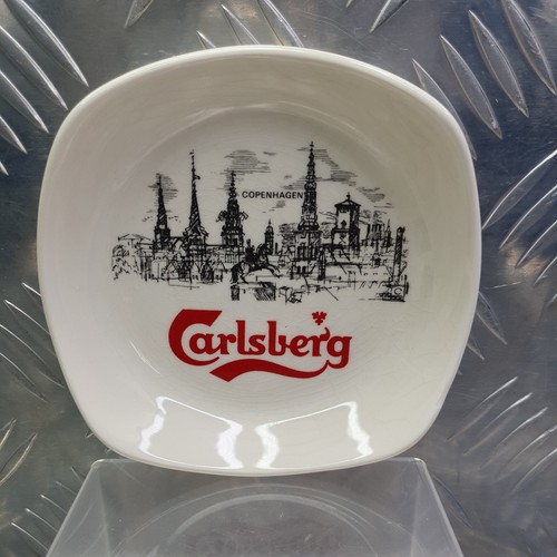 Carlsberg ashtray ceramic - carlsberg,