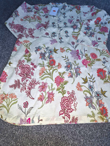Khaadi cream floral - khaadi,