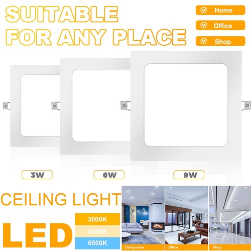 Ultra slim square - slim, downlights