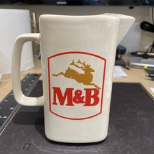 M & B Vintage Rare Beer Jug - Mitchell and Butlers WADE PDM, PRISTINE CONDITION