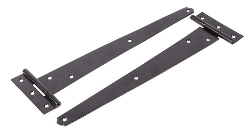 Black tee hinges - hinges, inch