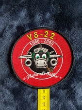 VS-22 CHECKMATES DECOM 2009 US NAVY Lockheed S-3 S-3B VIKING Squadron Patch