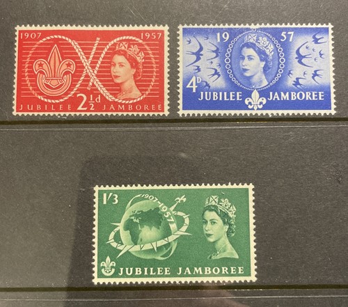 Qeii 1957 scout jubilee - gb,